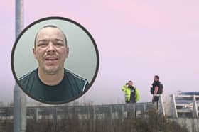 Jamie Cooper, 33, remains on the run after escaping from a prison van on the M55 while being transported to Lancaster Magistrates' Court yesterday (Wednesday, March 19)