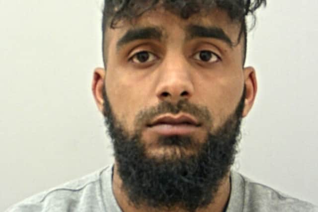 Umar Farooq led police on a high-speed chase in his BMW before crashing into a stationary vehicle in Blackburn