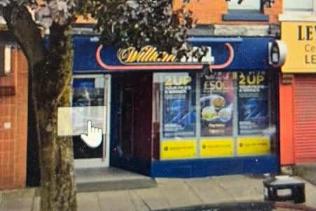 Two men in their were 30s taken to hospital after being stabbed at William Hill Bookmakers in Leyland.