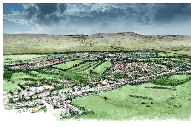 Huncoat Garden Village CGI