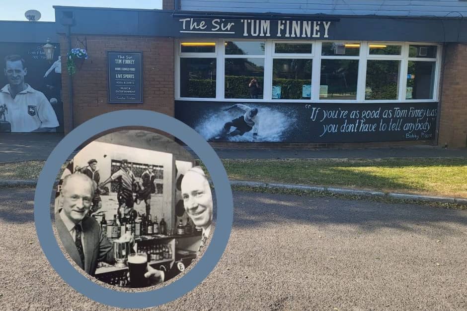 Take a trip down memory lane as Penwortham pub Sir Tom Finney celebrates its 50th birthday.