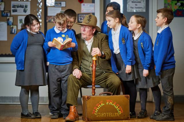 Barratt Homes invited storyteller Mark Fraser to St Stephen's CE Primary School in Blackbrn to celebrate World Storytelling Day