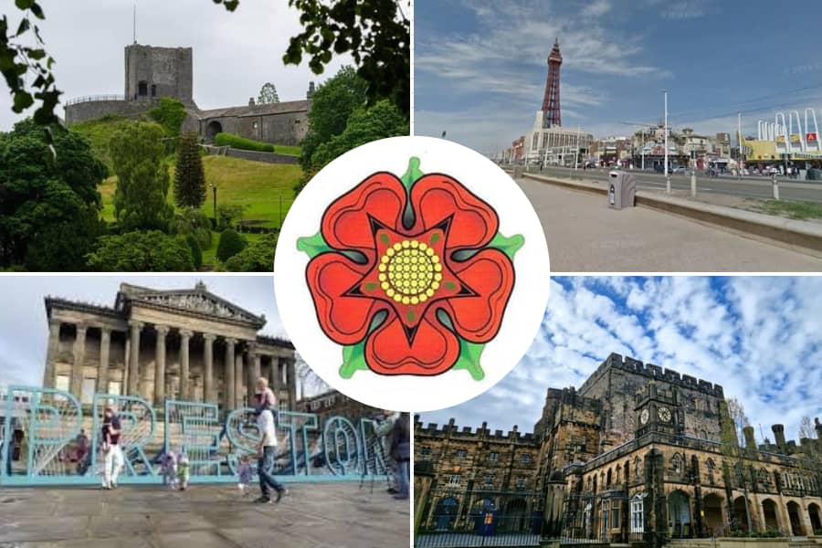 Lancashire towns & cities ranked by Preston TikTok star and American wife