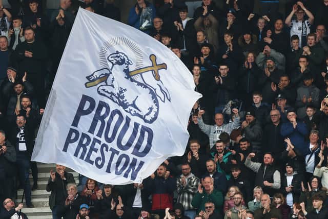 The Preston North End fans were feeling proud after PNE beat Lancashire rivals Burnley in the last round.