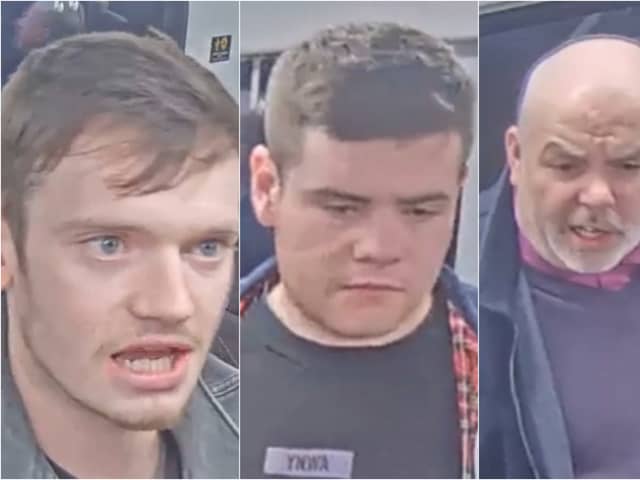 A man was left permanently disfigured after his earlobe was bitten off during a violent confrontation on a train