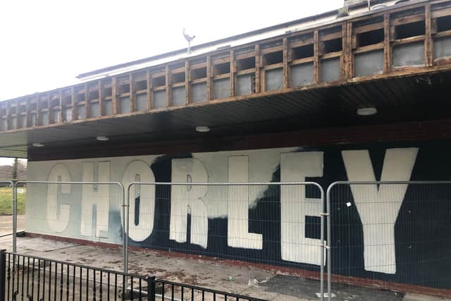 The picture shared by Chorley Council when work first began