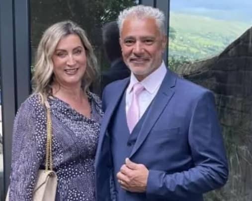 David and his wife Jo - she said her life was saved by her husband