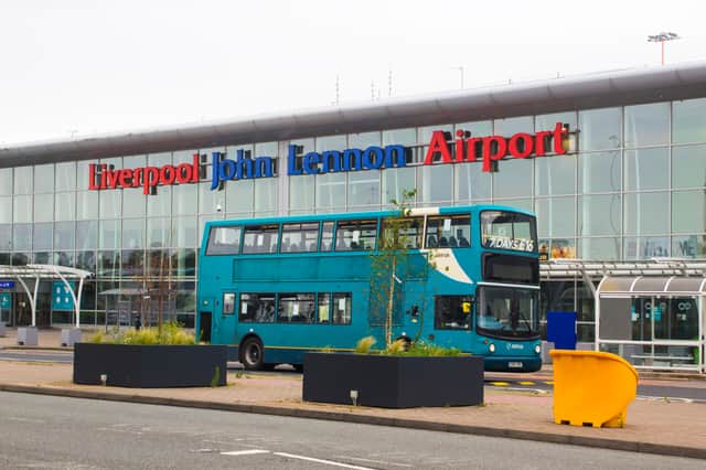Liverpool John Lennon Airport.