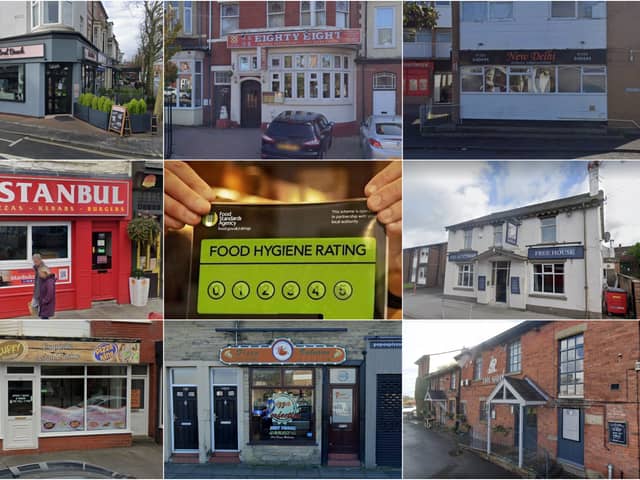 21 Lancashire businesses given new food hygiene ratings