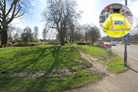 A teenage boy was hospitalised after being stabbed in a park in Preston