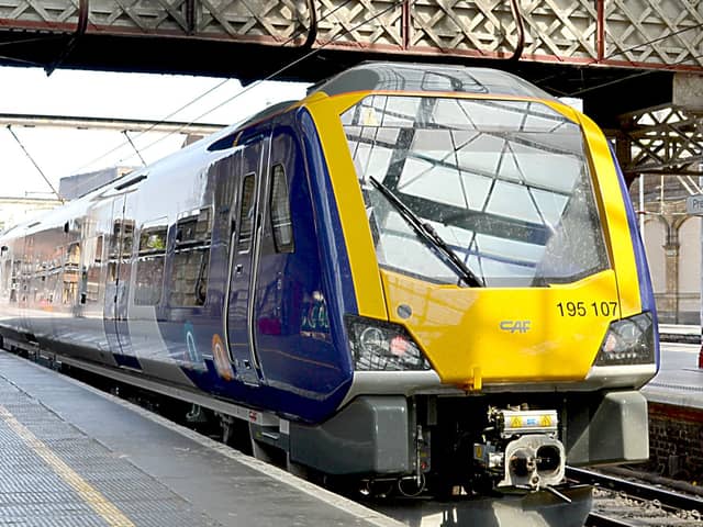 Northern train at Preston