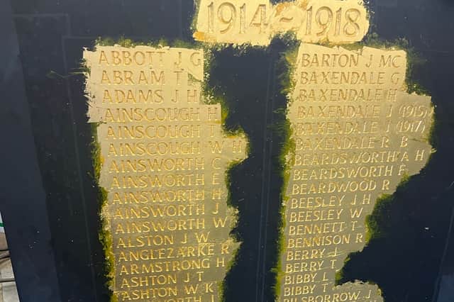 The work will preserve the names of the fallen heroes from conflicts around the world and is set to be completed ahead of the 80th anniversary of VE Day on Thursday, May 8 2025.
