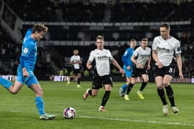 PNE in action at Derby