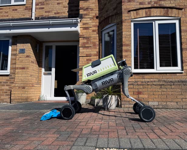 RIVR Evri robot dog to be trialled in Barnsley, South Yorkshire.