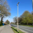 The camera installed on the A59 near Hutton