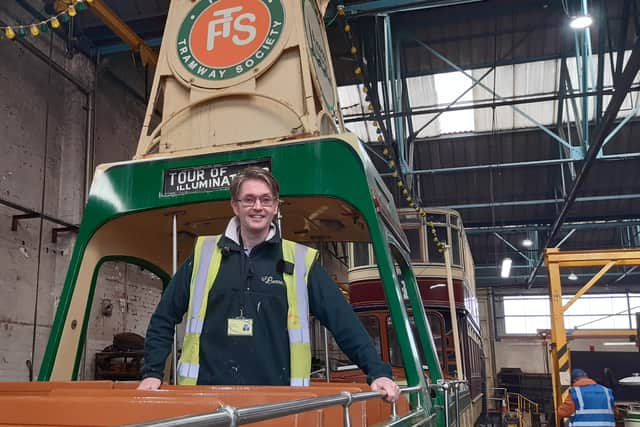 Coun Paul Galley at Tramtown