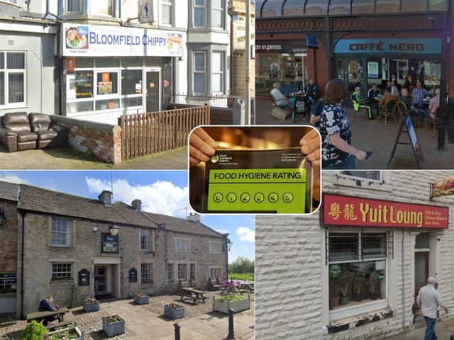 21 Lancashire businesses given new food hygiene ratings