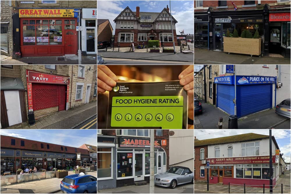 19 businesses in Lancashire have been given new food hygiene ratings