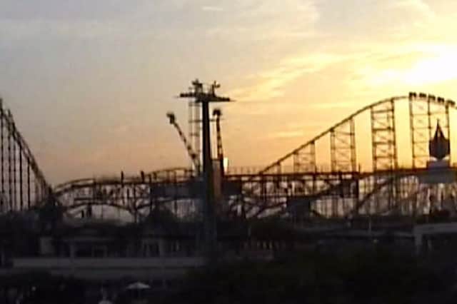 Blackpool Pleasure Beach in the early 2000s.
