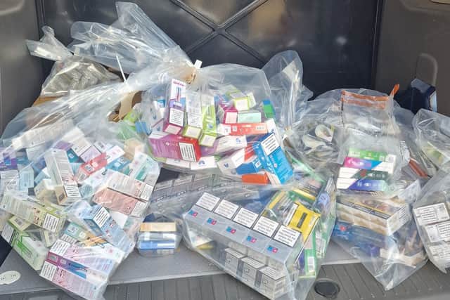 £25k worth of illegal cigarettes and tobacco were seized by police in Burnley