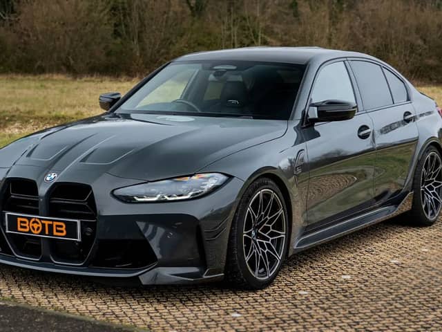 The M3 Competition looks brutal in black