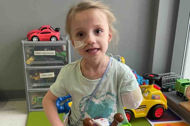 Bonnie had to have her arm amputated due to compartment syndrome, which restricts blood flow and causes pain, and caused an infection in her kidneys