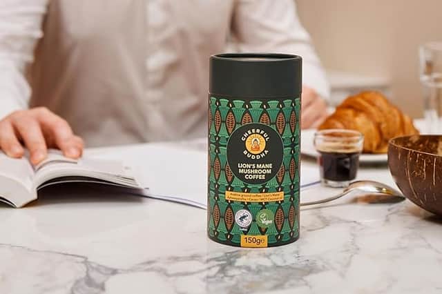 Cheerful Buddha Mushroom Ground Coffee (Lion's Mane Mushroom Blend) £14.99 