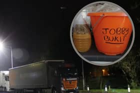 Some Buckshaw residents have pointed the finger at lorry drivers who regularly park along Gibson Drive, near the Tesco supermarket