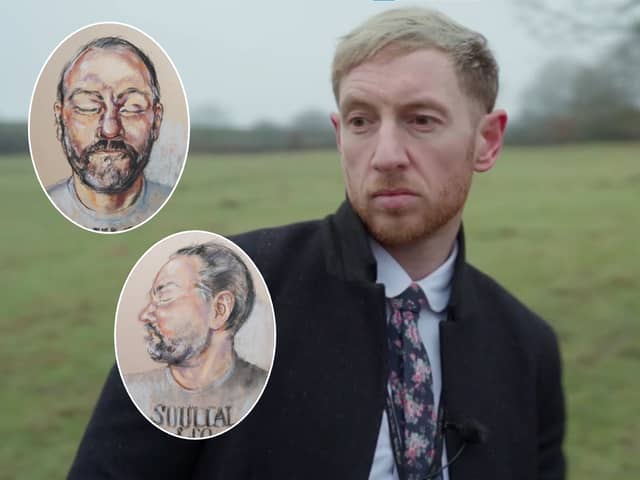A man found dead in a Lancashire field has been named more than a year after his body was discovered