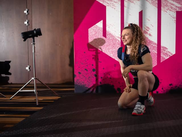 Team GB powerlifter Bobbie Butters ahead of her competition at  SBD Sheffield.