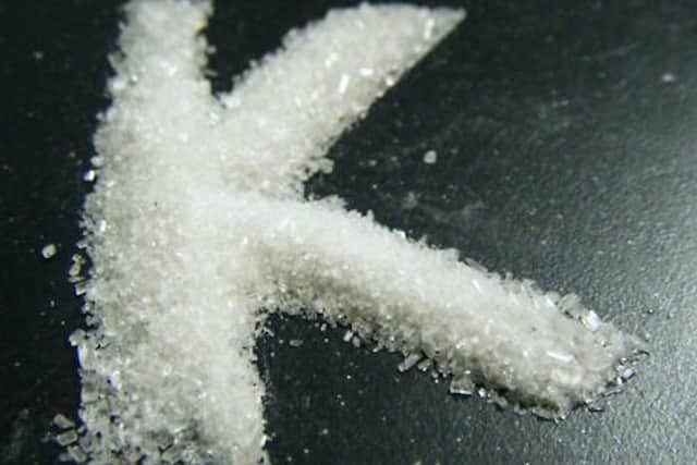 A man was arrested after a quantity of ketamine was seized in a drug raid in Burnley