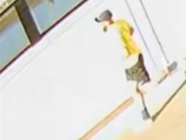 Officers want to speak to this man after a pensioner was attacked while walking his dog in Penwortham