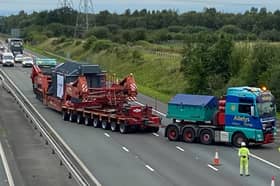 Motorists have been urged to 'take care' and be patient ahead of an abnormal load operation near Carlisle this weekend. 