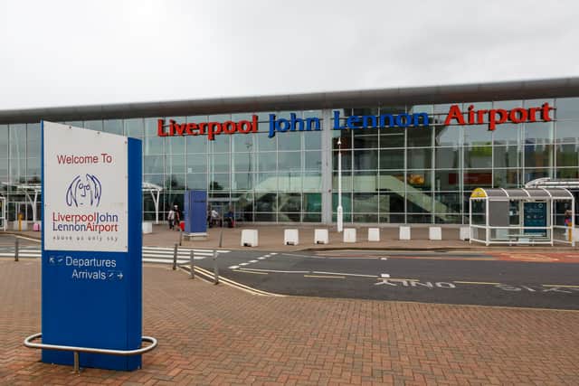 Liverpool John Lennon Airport.