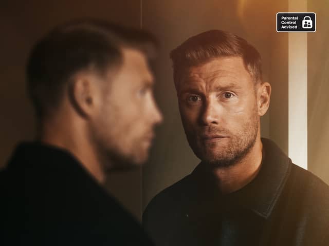 The official artwork for 'Flintoff' has also just been released by Disney+ today.