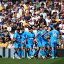 Kaine Kesler-Hayden of Preston North End celebrates scoring 