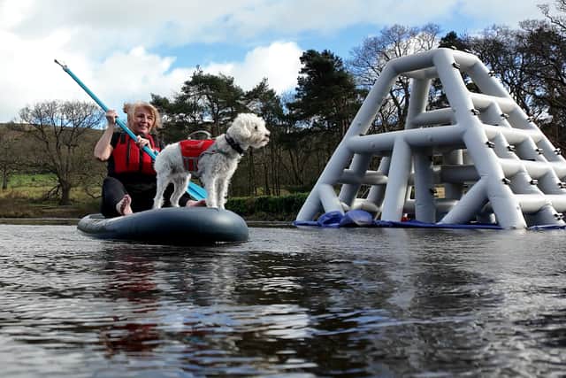 Paddleboard with your dog at Wyresdale Country Park in Scorton.