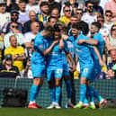 Preston North End's Kaine Kesler-Hayden celebrates scoring