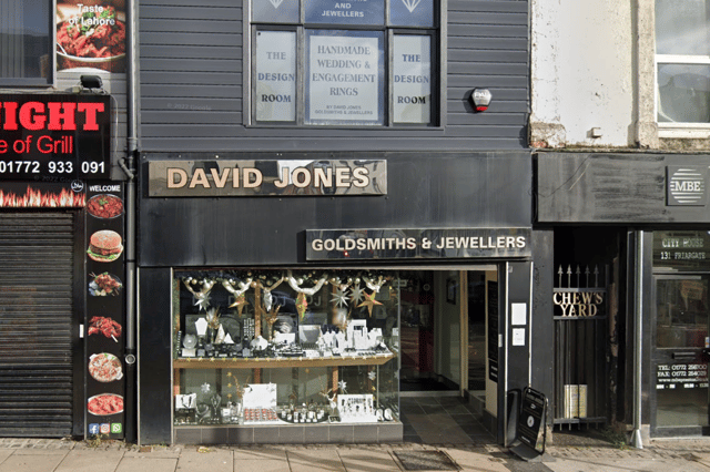 The Former David Jones Goldsmiths and Jewellers, pictured on Friargate North prior to its closure in January 