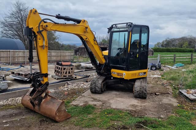 A stolen JCB Excavator was also recovered. 
