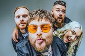 The Lottery Winners, fronted by singer Thom Rylance in the centre, are performing at Lytham Festival this year.