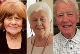 Grace Foulds (picture left) Marie Cunningham (middle) and Peter Westwell were all killed by drivers whose eyesight didn't meet the legal standard