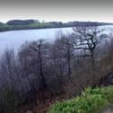 Police have cordoned off an area at Rivington reservoir