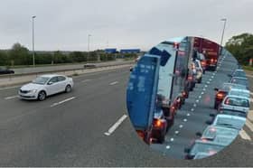 The M6 is closed both north- and south-bound for a stretch due to a road traffic collision