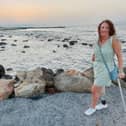 Gill Haddington chose to have her right hand amputated after a one-inch-long dog scratch left her in agony