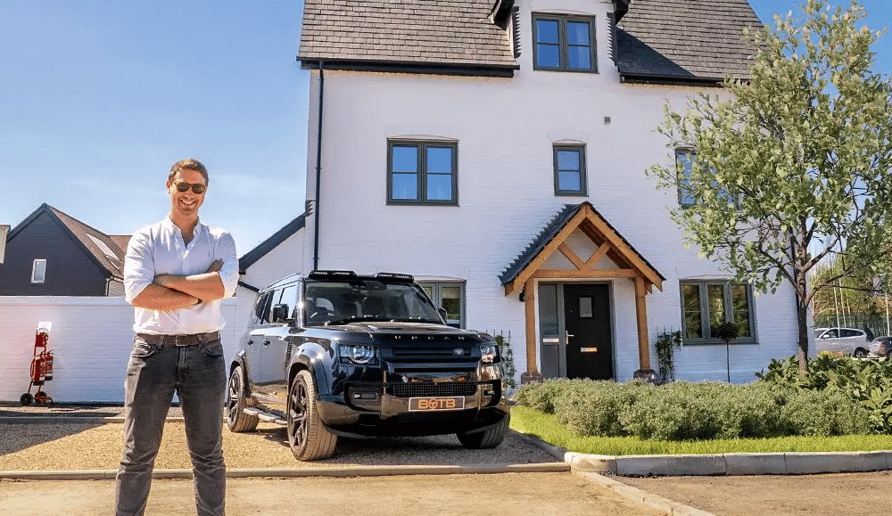 The Hampshire home is a new-build, in a stunning new development