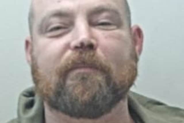 Derek Foxcroft left a woman with “severe bruising and a split to her eye” after attacking her at a flat in Blackpool
