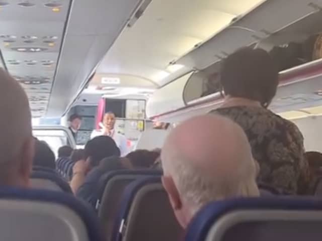 Police held up our flight for 90 minutes over crews false phone-theft claim