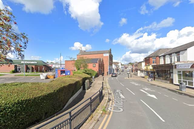 A young woman reported being threatened with a knife in the Chapel Brow area of Leyland town centre where she was allegedly kidnapped and driven to a side-street in Lostock Hall where she was raped at around midnight on Wednesday, April 16, 2025