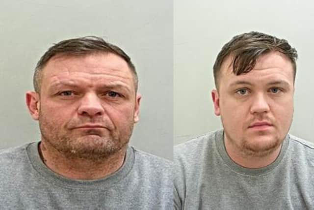 Andrew Smith, 50 of Derwent Road, Chorley was sentenced to 6 years in prison, Cameron Smith,  27 of Old Hall Street, Wigan, was sentenced to 3 years and Connor Evans, 19, of Scawfell Road, Chorley was sentenced to 12 months